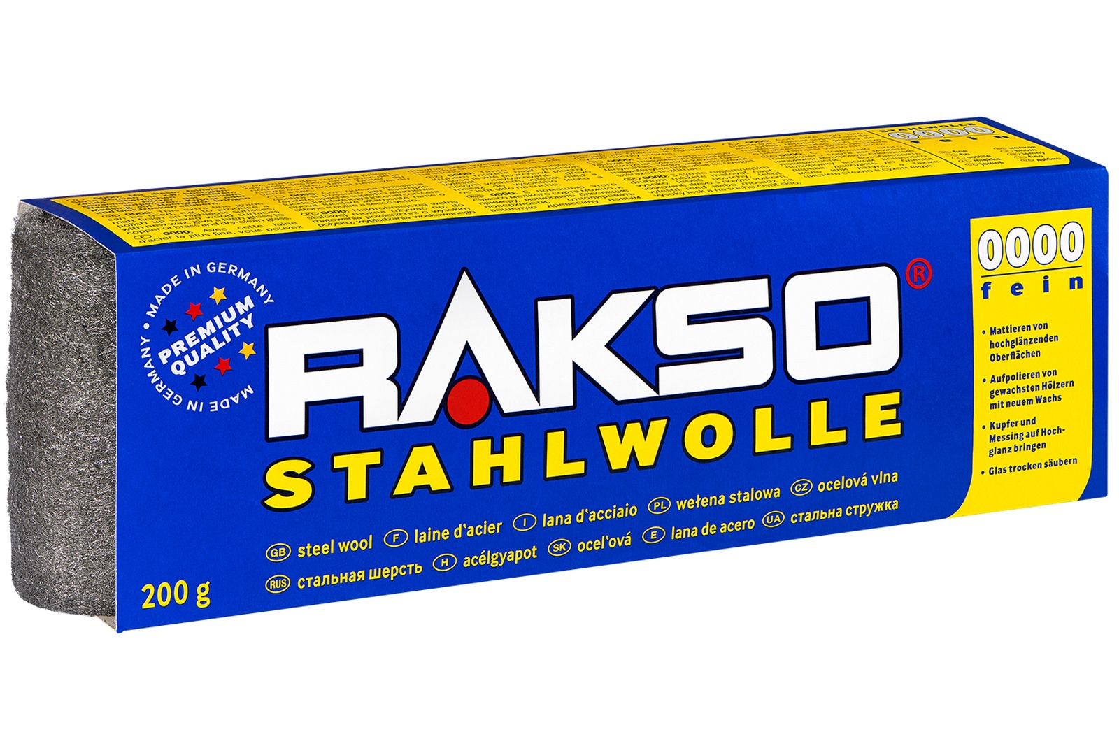 RAKSO Stahlwolle 200g