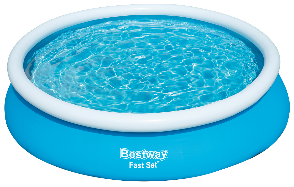 Bestway® Fast Set™ Aufstellpool ohne Pumpe Ø 366 x 76 cm, blau, rund